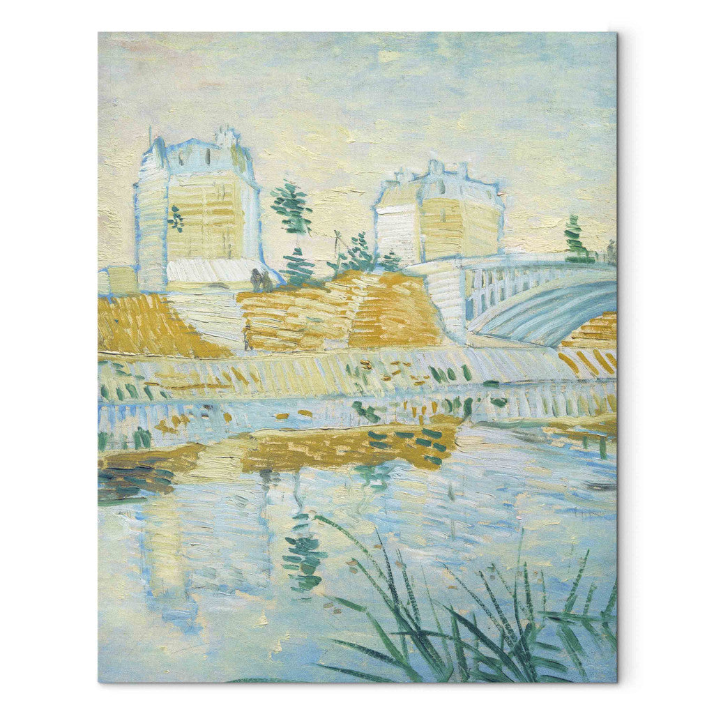 Gleznas reprodukcija - Vincent van Gogh - Pont de Clichy