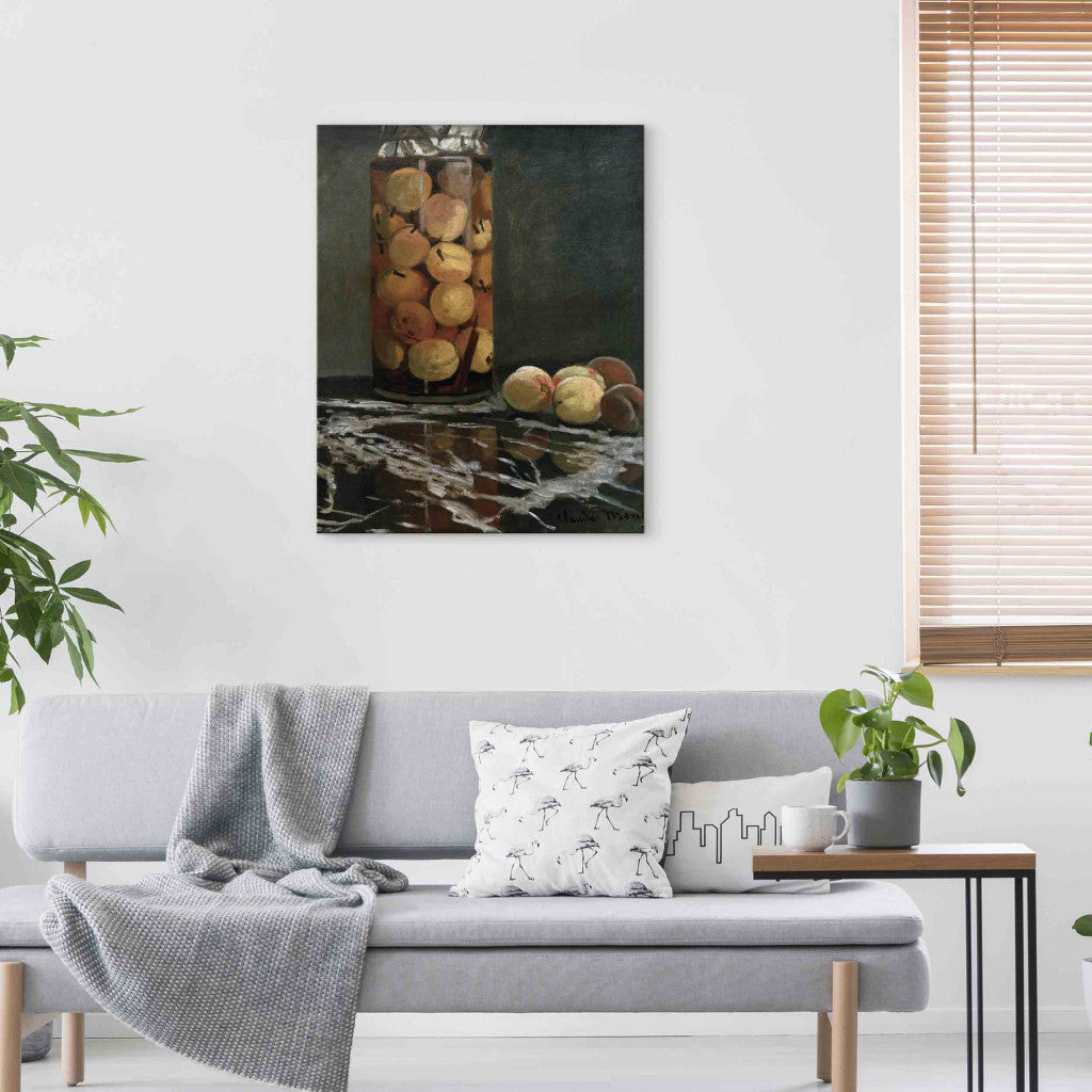 Gleznas reprodukcija - Claude Monet - Glass with Peaches