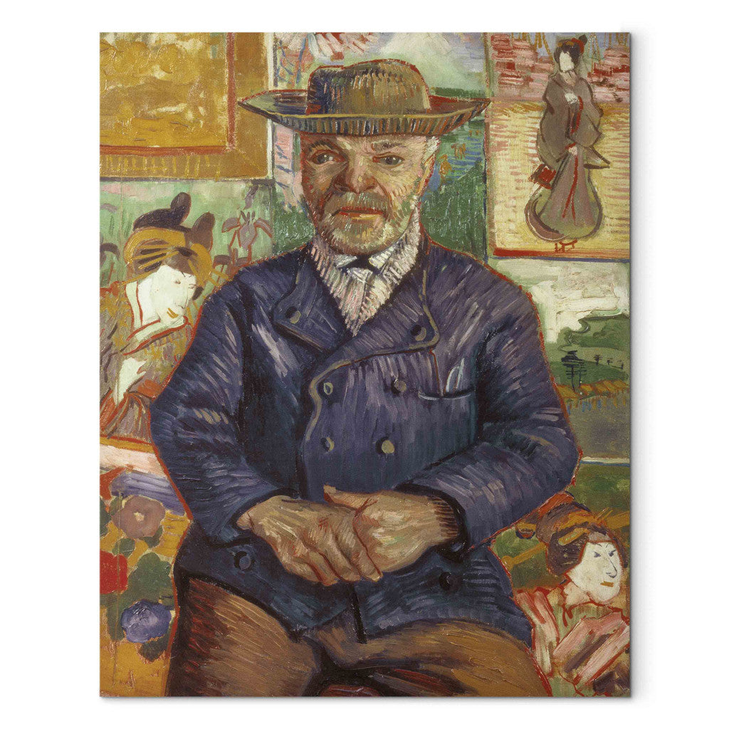 Gleznas reprodukcija - Vincent van Gogh - Portrait of Pere Tanguy (3. versija)