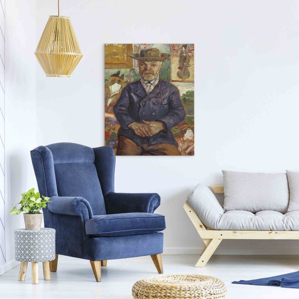 Gleznas reprodukcija - Vincent van Gogh - Portrait of Pere Tanguy (3. versija)