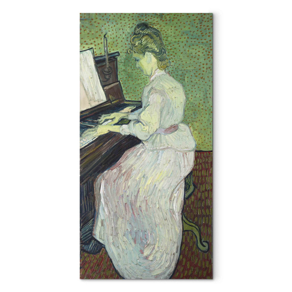 Gleznas reprodukcija - Vincent van Gogh - Marguerite Gachet at the piano (2. versija)