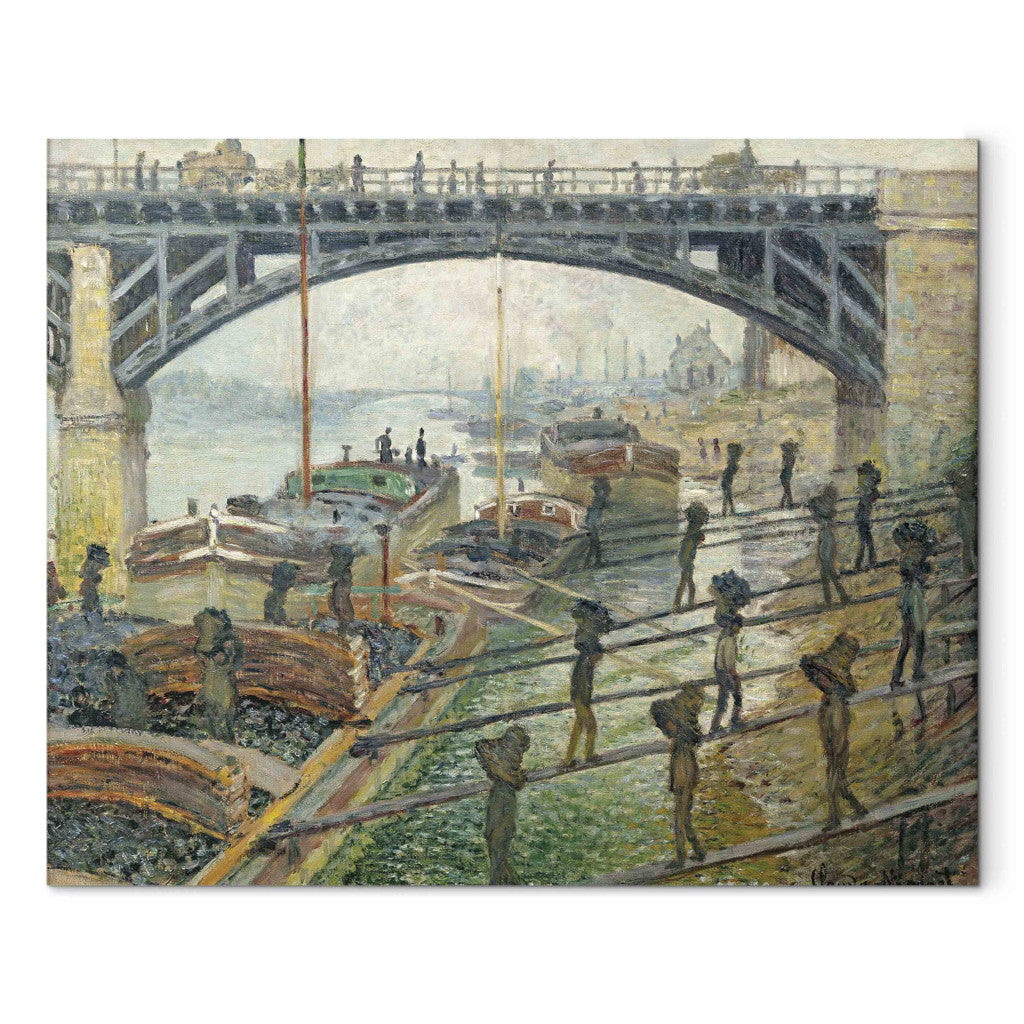 Gleznas reprodukcija - Claude Monet - The Coal Workers