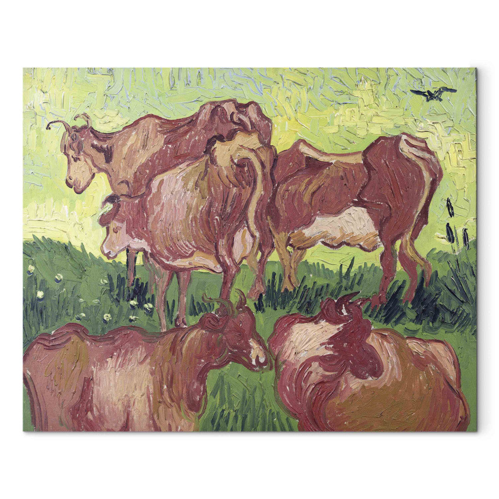 Gleznas reprodukcija - Vincent van Gogh - Cows