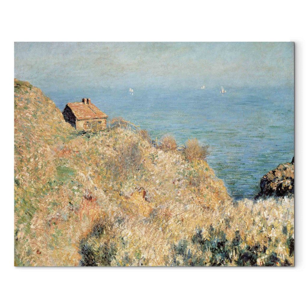 Gleznas reprodukcija - Claude Monet - The Customs Officer's Cottage at Varengeville