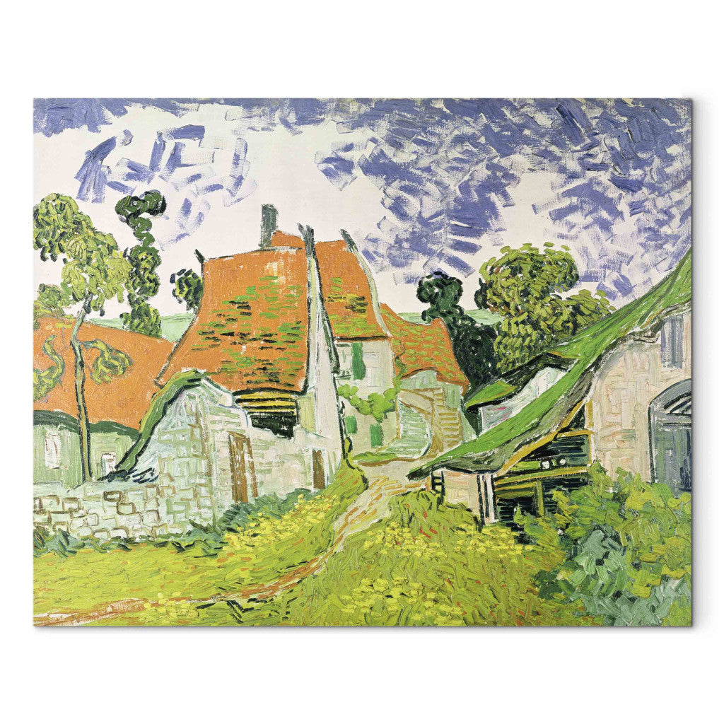 Gleznas reprodukcija - Vincent van Gogh - Street in Auvers -sur -Oise
