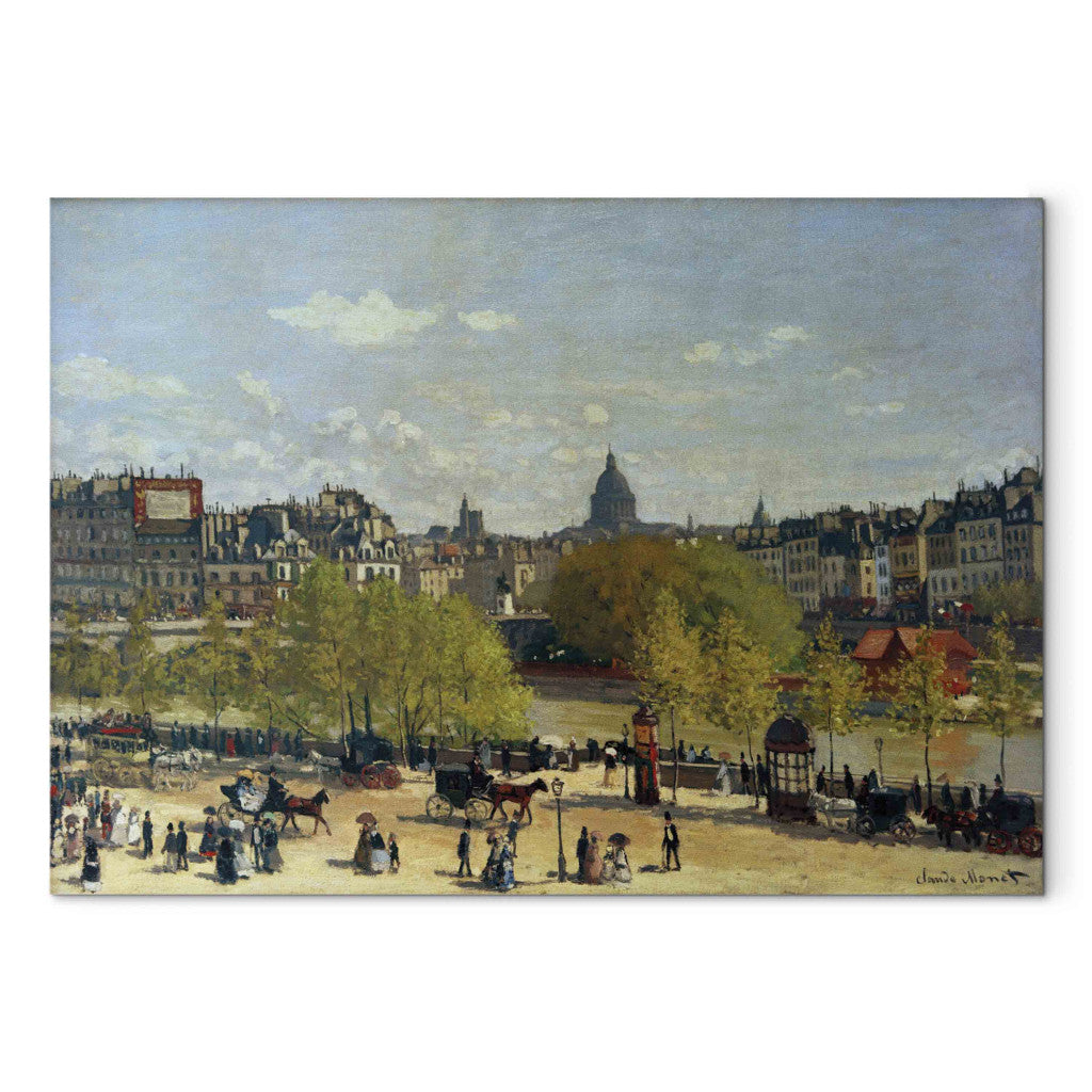 Gleznas reprodukcija - Claude Monet - Le Quai du Louvre