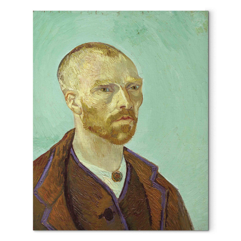 Gleznas reprodukcija - Vincent van Gogh - Selfportrait dedicated to Paul Gauguin