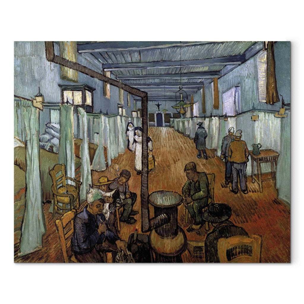 Gleznas reprodukcija - Vincent van Gogh - Dormitory at the Hospital in Arles