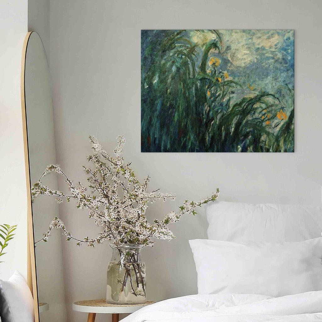 Gleznas reprodukcija - Claude Monet - Les iris jaunes