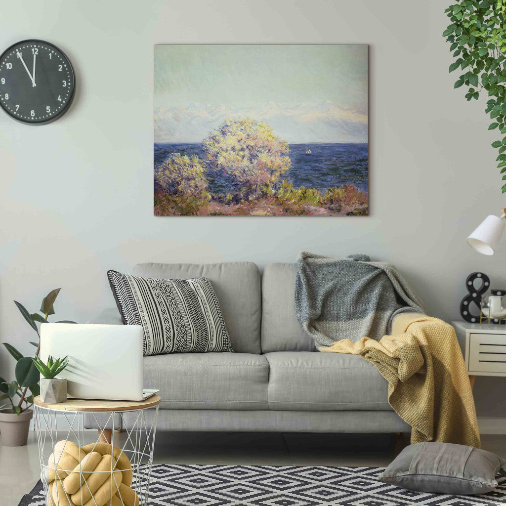 Gleznas reprodukcija - Claude Monet - Cap d'Antibes in Mistral