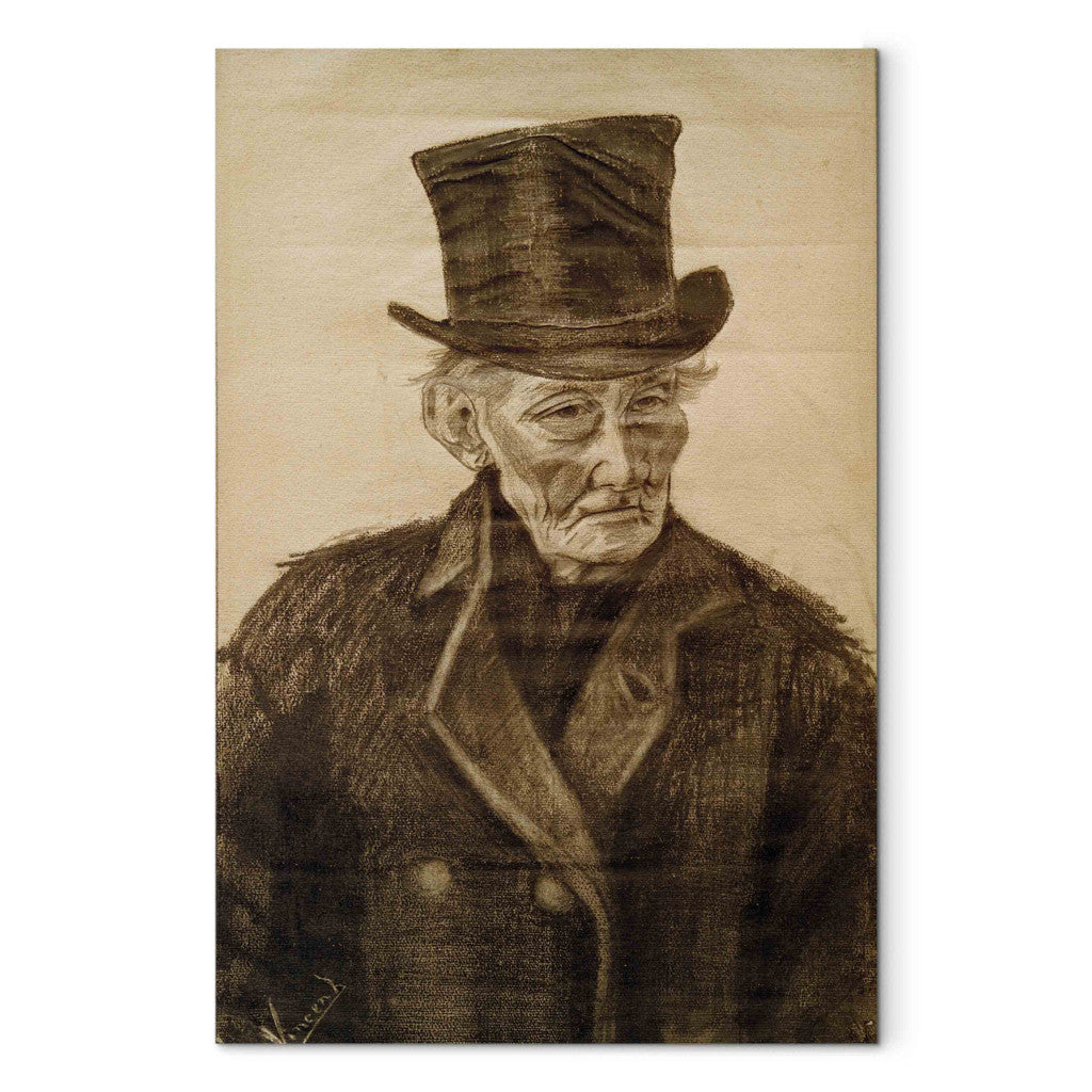 Gleznas reprodukcija - Vincent van Gogh - Old Man with a Top Hat
