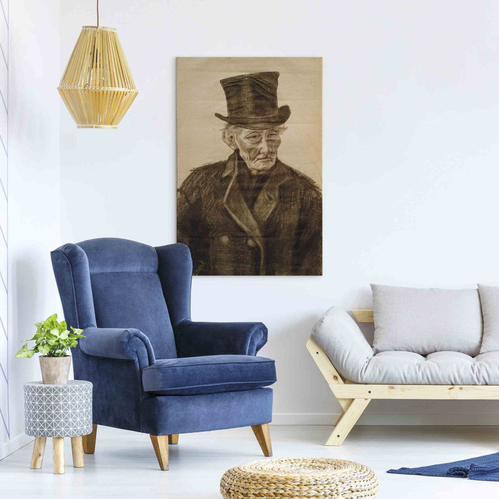 Gleznas reprodukcija - Vincent van Gogh - Old Man with a Top Hat