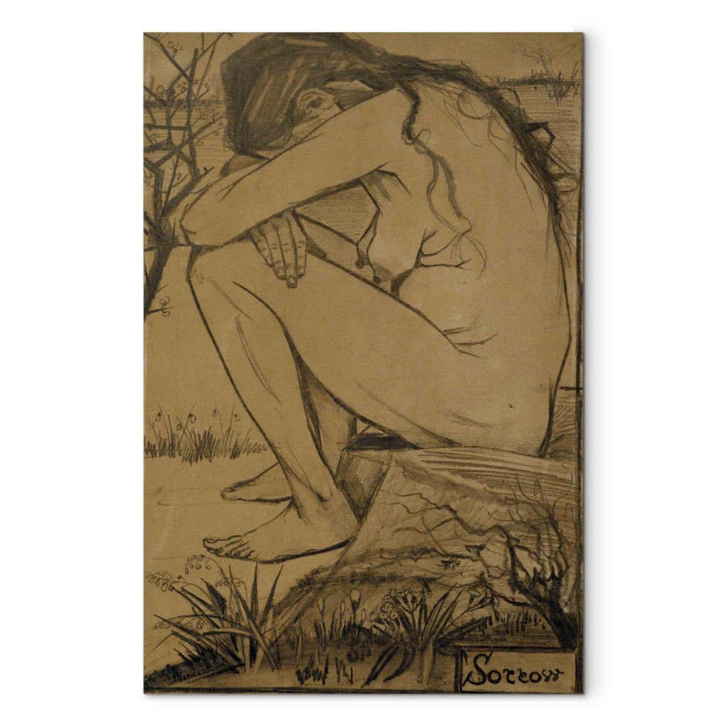 Gleznas reprodukcija - Vincent van Gogh - Sorrow (2. versija)