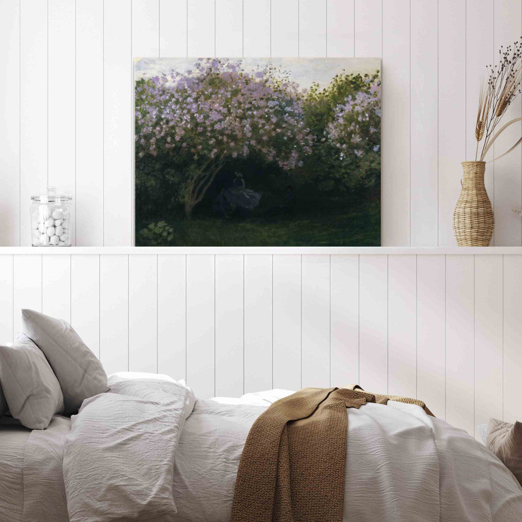 Gleznas reprodukcija - Claude Monet - Lilas, temps gris