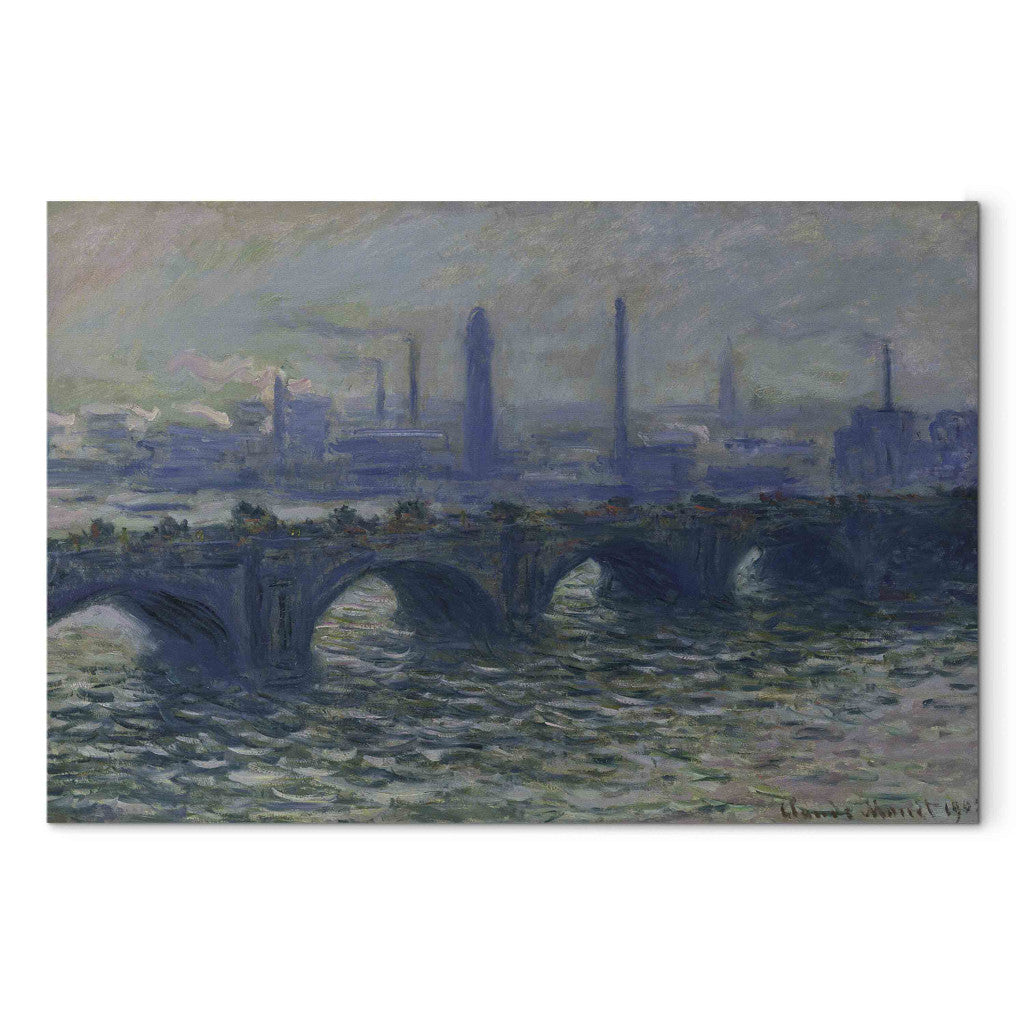 Gleznas reprodukcija - Claude Monet - Waterloo Bridge (2. versija)