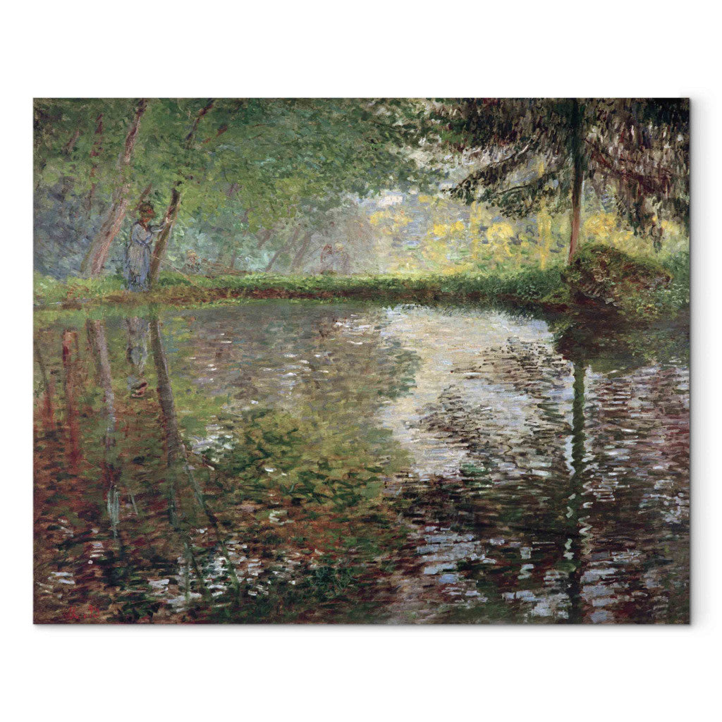 Gleznas reprodukcija - Claude Monet - Pond in Montgeron