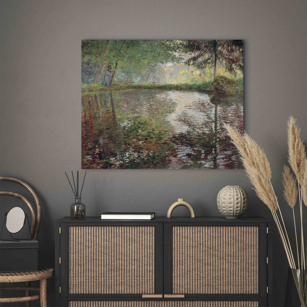 Gleznas reprodukcija - Claude Monet - Pond in Montgeron