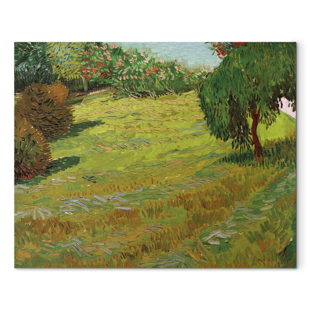 Gleznas reprodukcija - Vincent van Gogh - Sunny Lawn in a Public Park