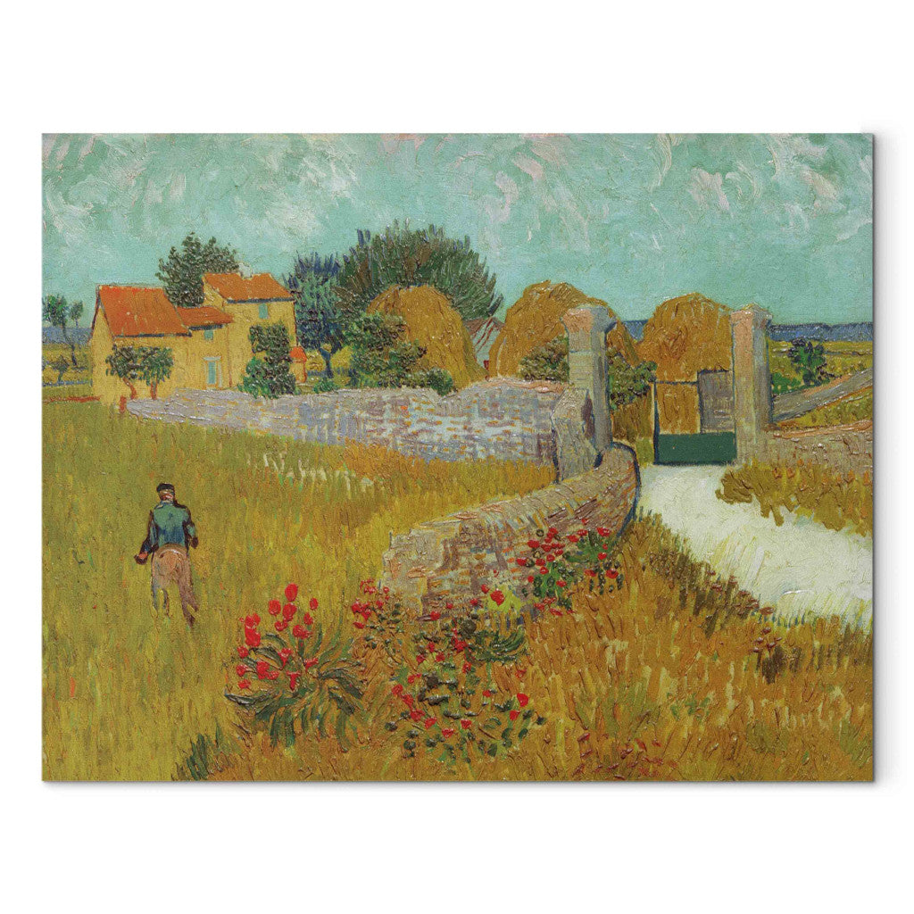 Gleznas reprodukcija - Vincent van Gogh - Un Mas de Provence