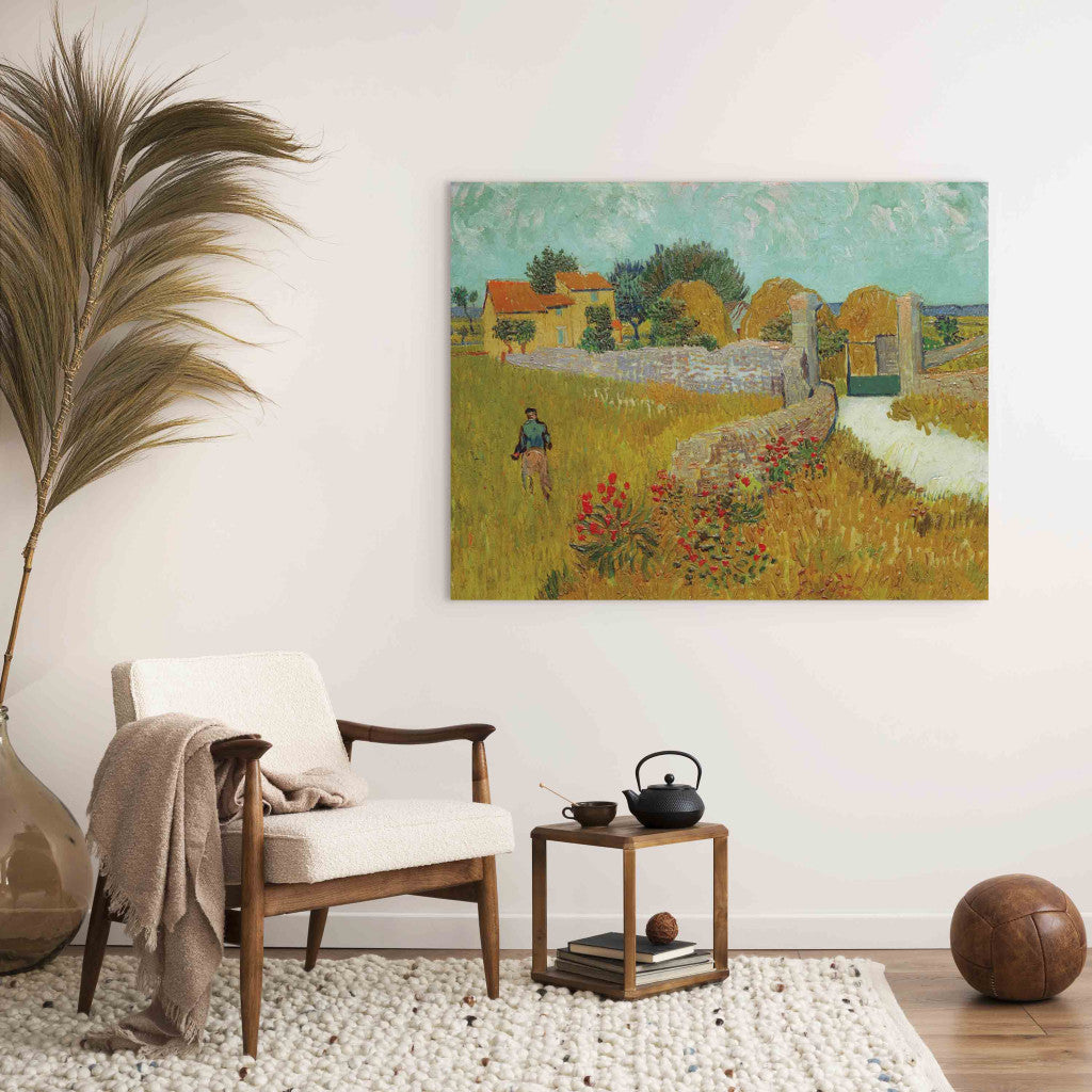 Gleznas reprodukcija - Vincent van Gogh - Un Mas de Provence