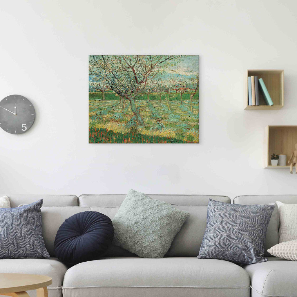 Gleznas reprodukcija - Vincent van Gogh - Orchard with Apricot Trees in Blossom