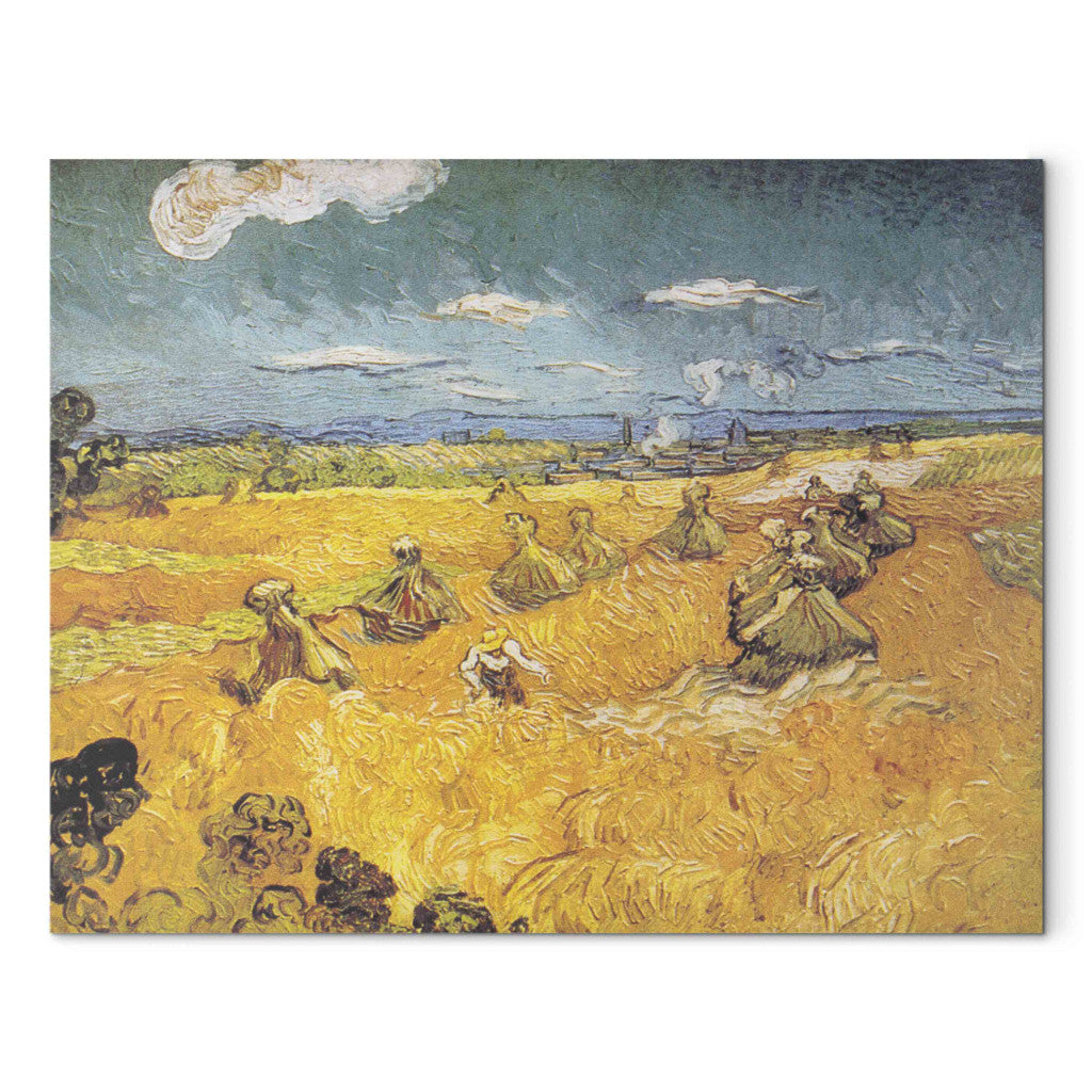 Gleznas reprodukcija - Vincent van Gogh - Wheat Field with Reaper