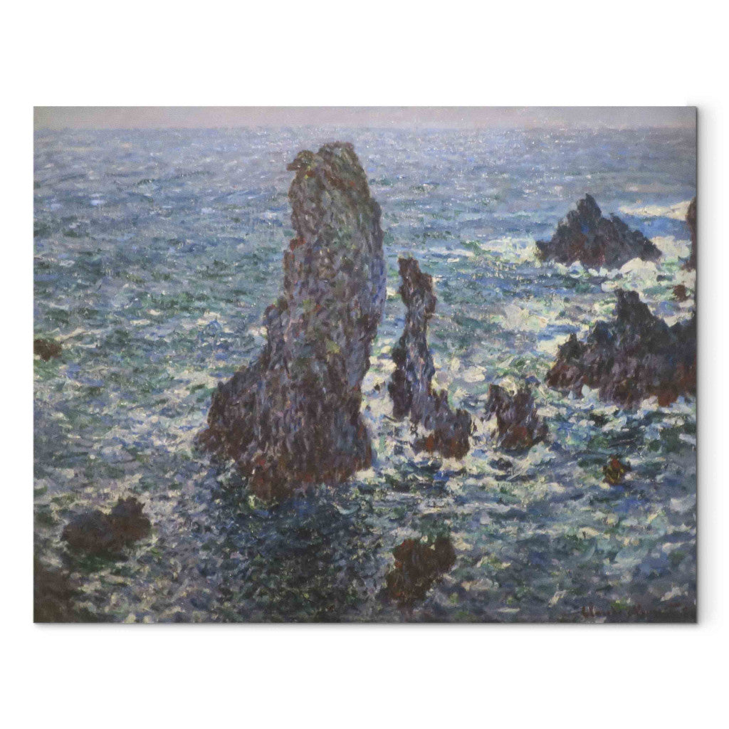 Gleznas reprodukcija - Claude Monet - Rocks at Port -Coton, Rough Sea