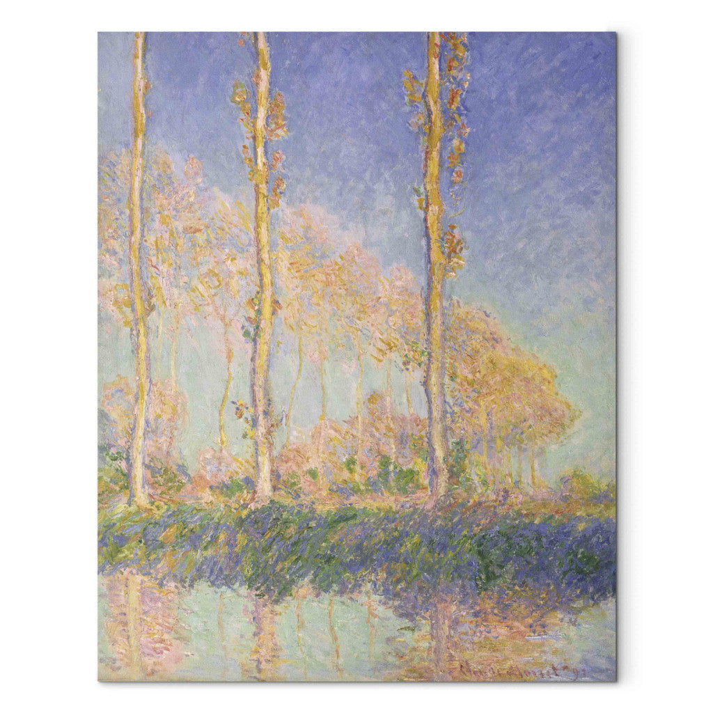Gleznas reprodukcija - Claude Monet - The three poplars, autumn
