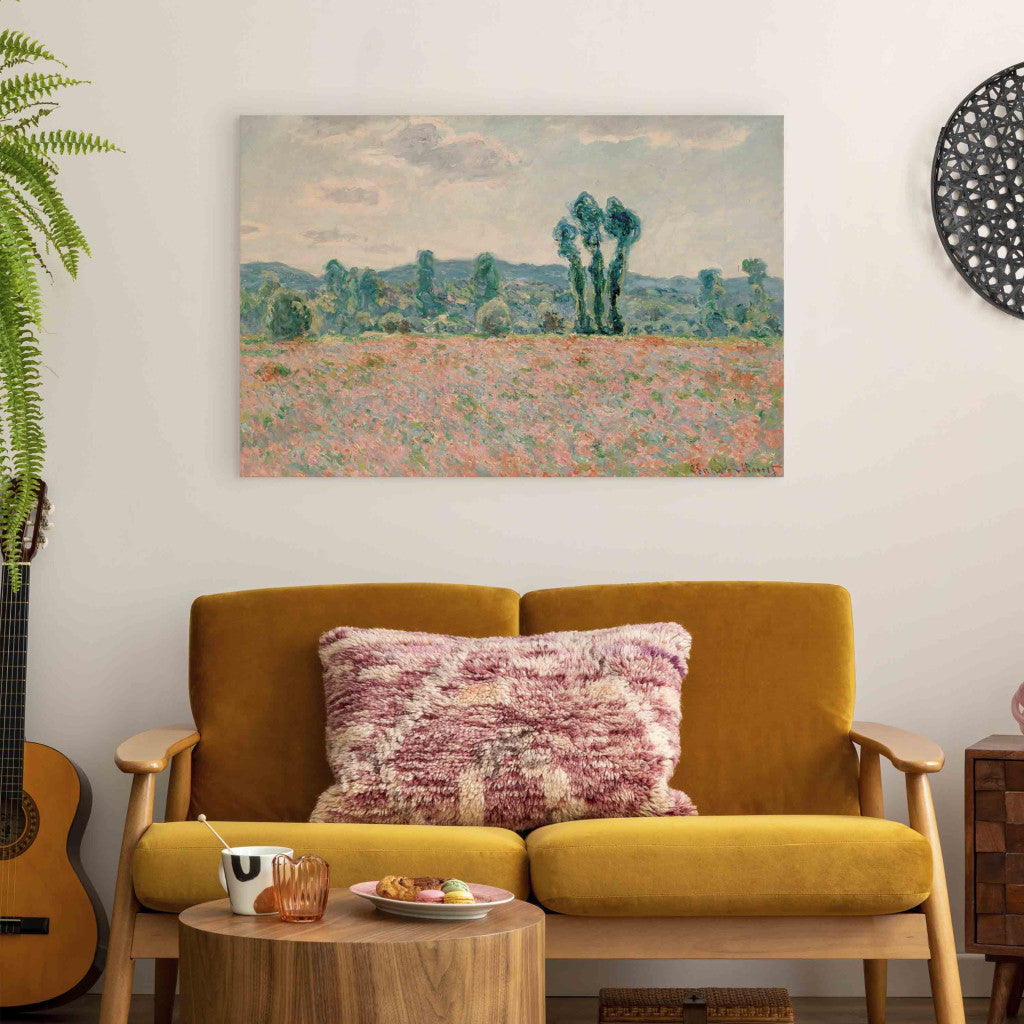 Gleznas reprodukcija - Claude Monet - Field with poppies (2. versija)