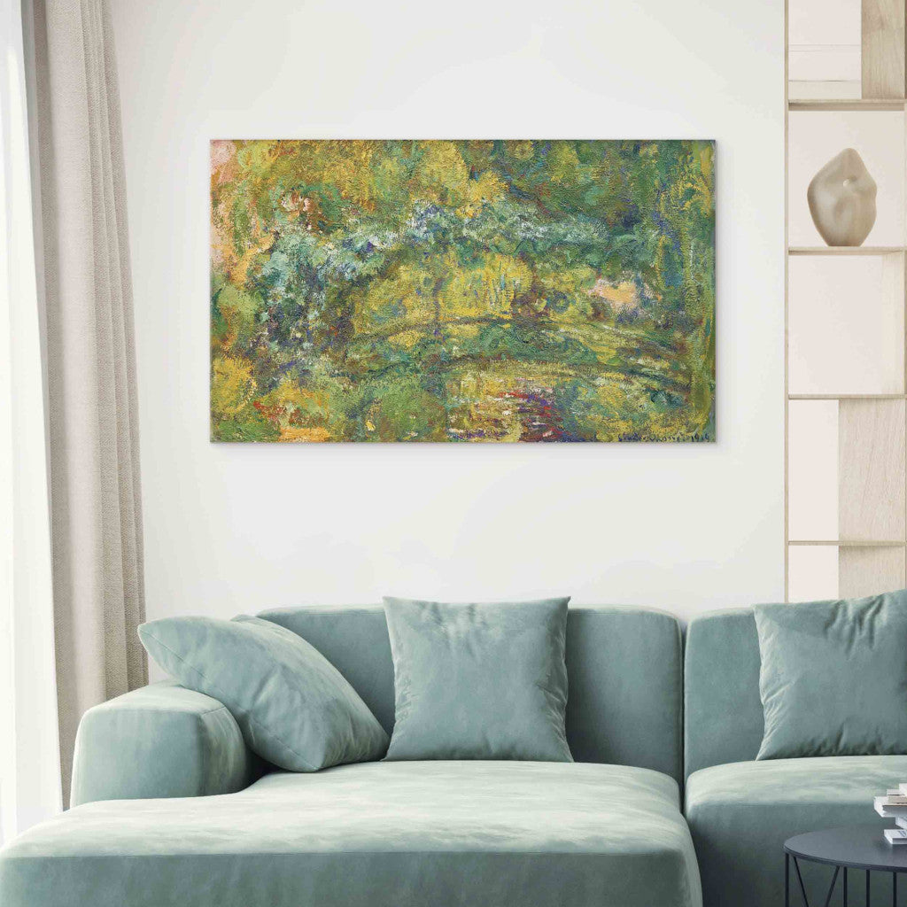 Gleznas reprodukcija - Claude Monet - La passerelle sur le bassin aux nympheas