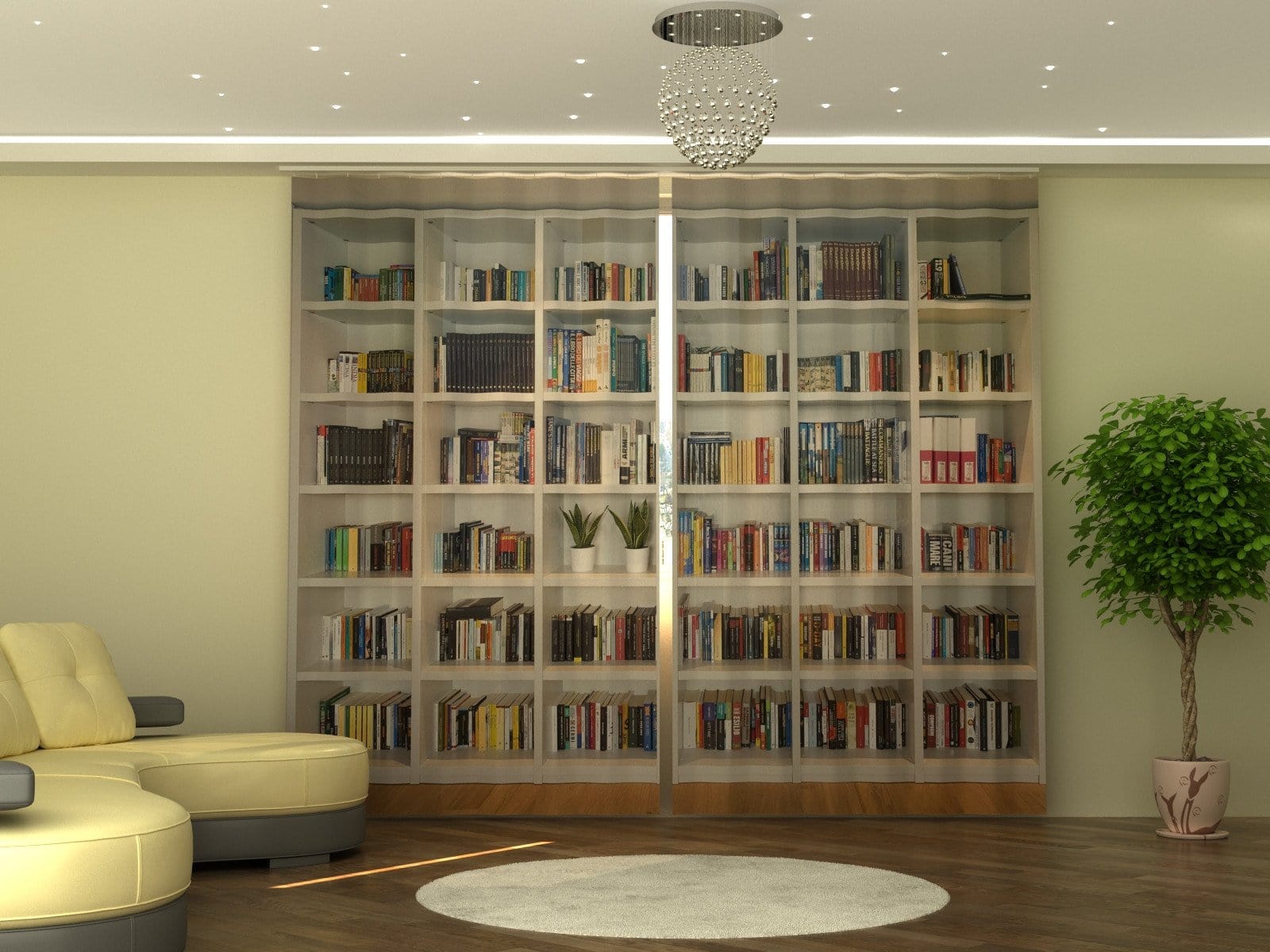 Aizkari Books P290xA245 cm E-interjers.lv