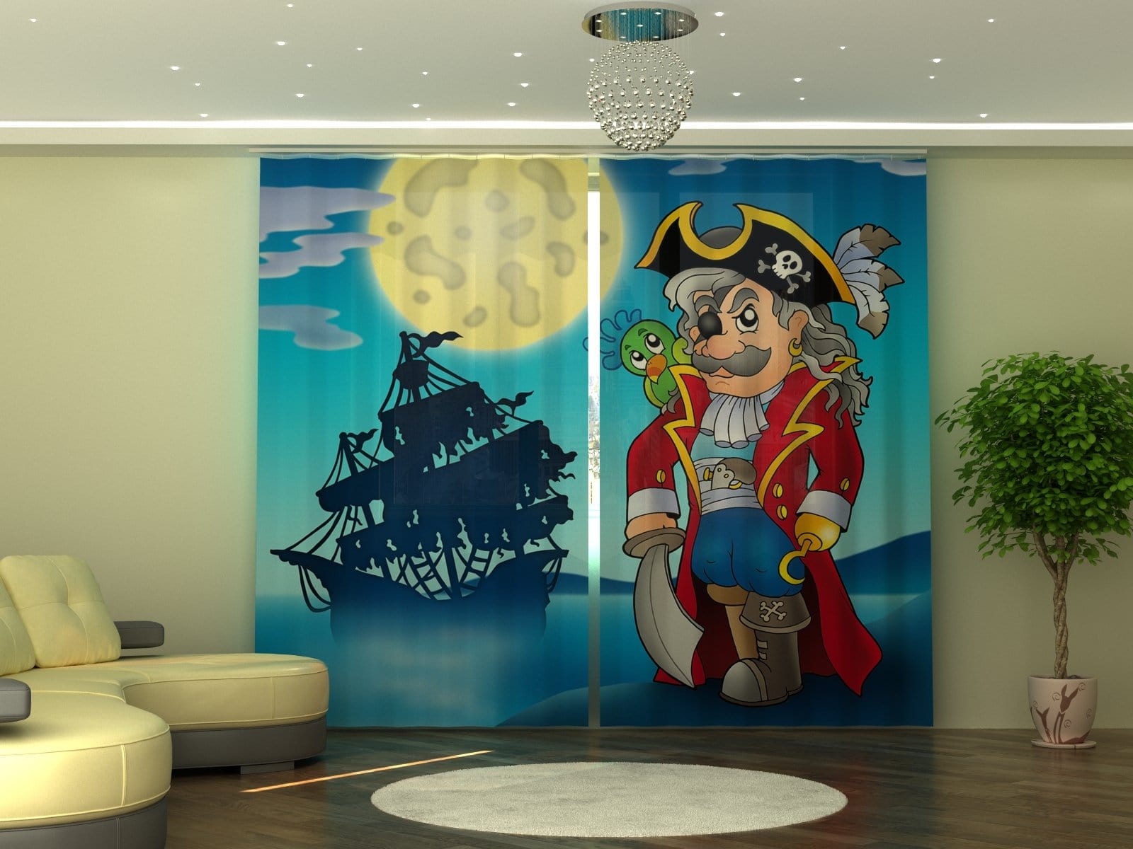 Aizkari Pirate P290xA245 cm E-interjers.lv