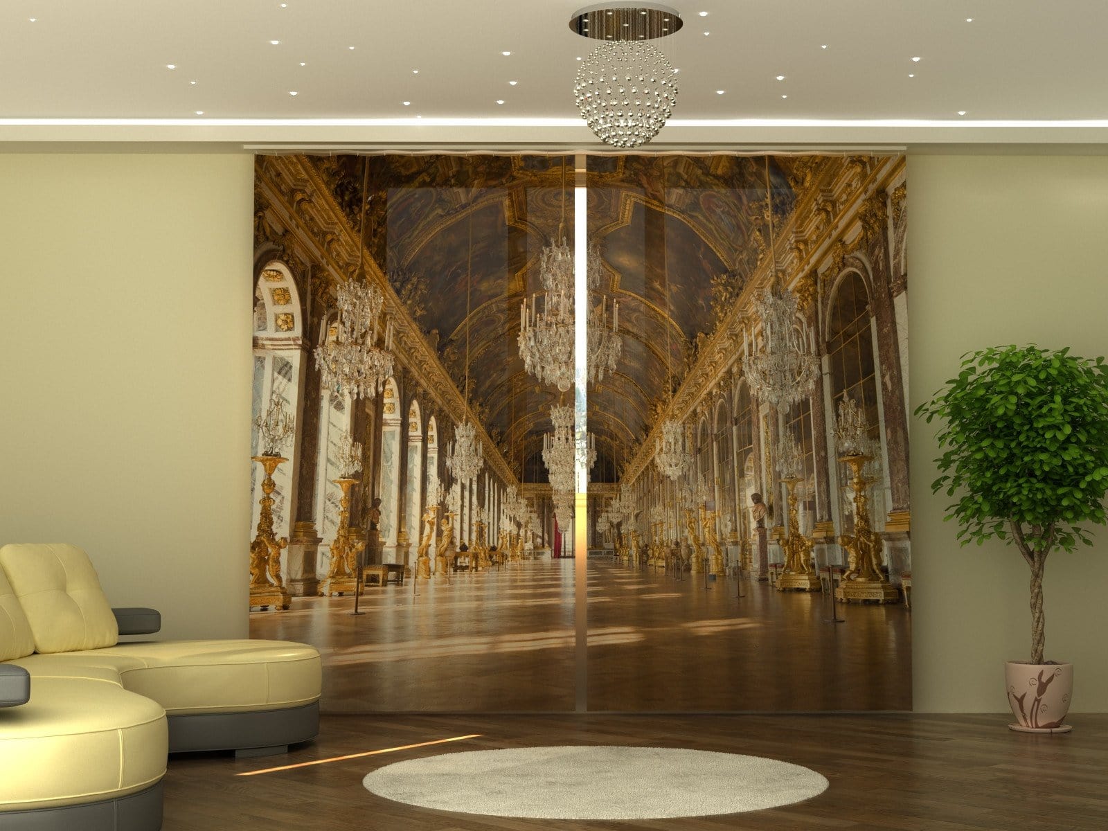 Aizkari Versailles P290xA245 cm E-interjers.lv