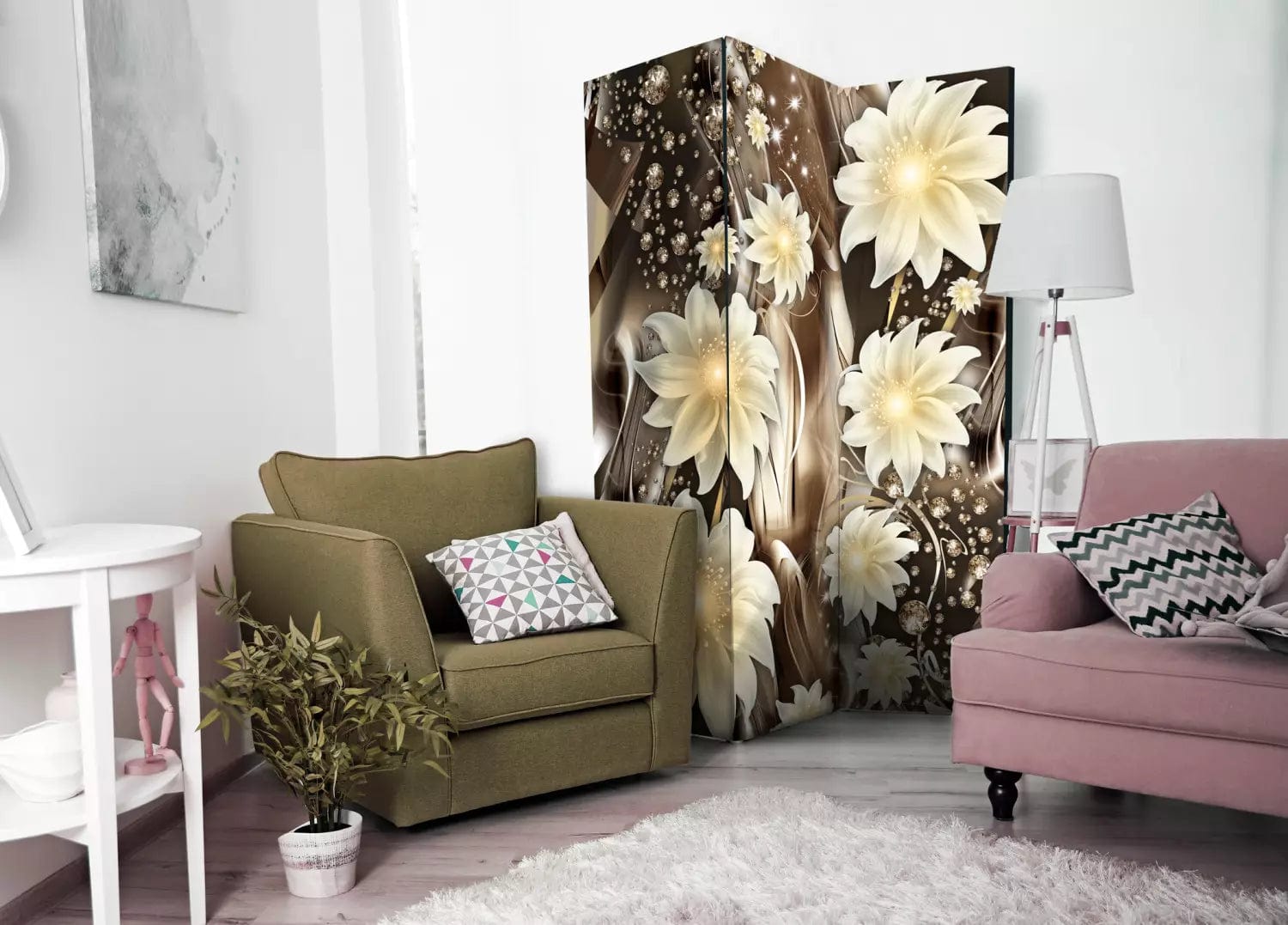 Aizslietnis 3-daļīgs - Bronzas dziļums (135x172cm) Home Trends