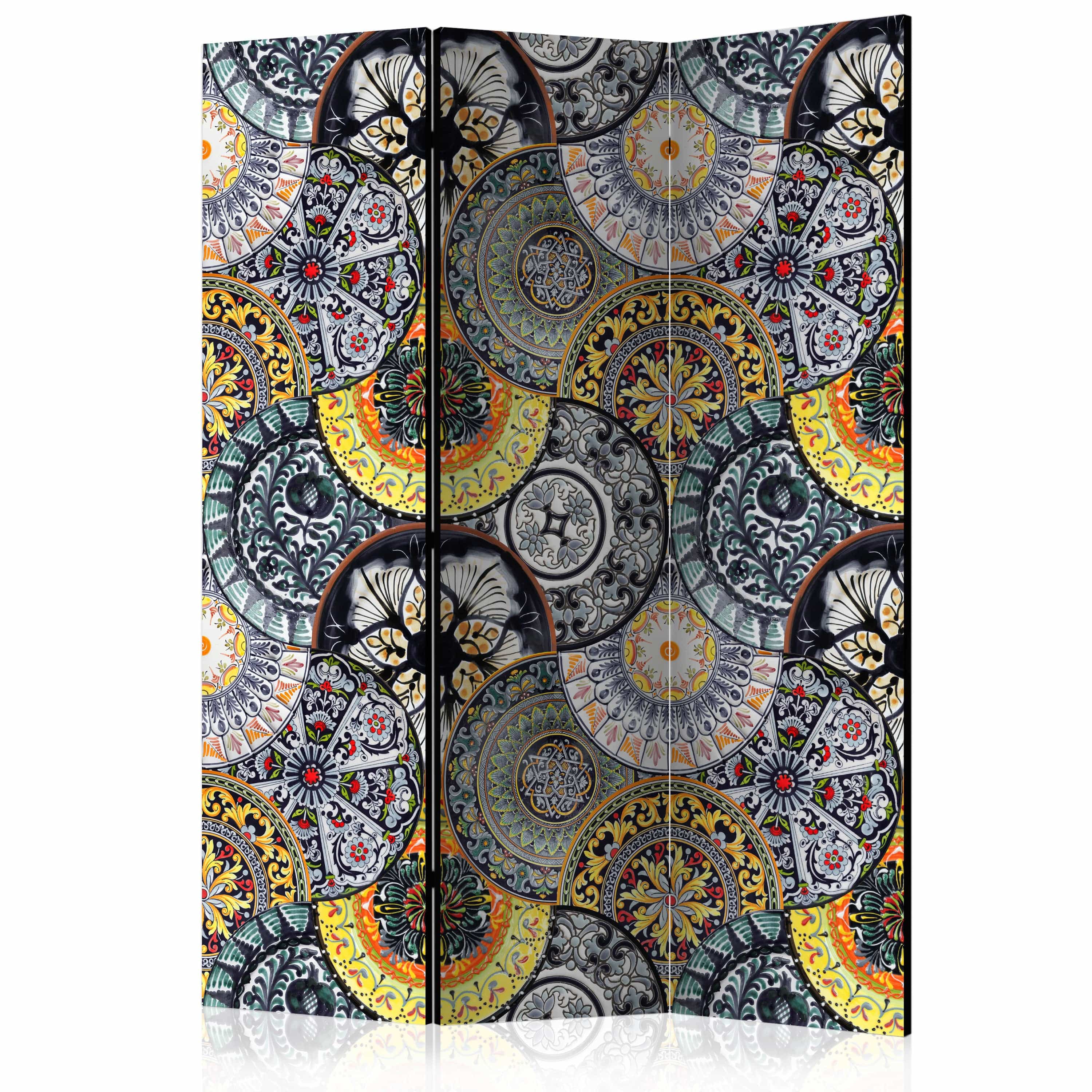 Aizslietnis 3-daļīgs - Gleznota eksotika (135x172cm) 135x172 cm Home Trends