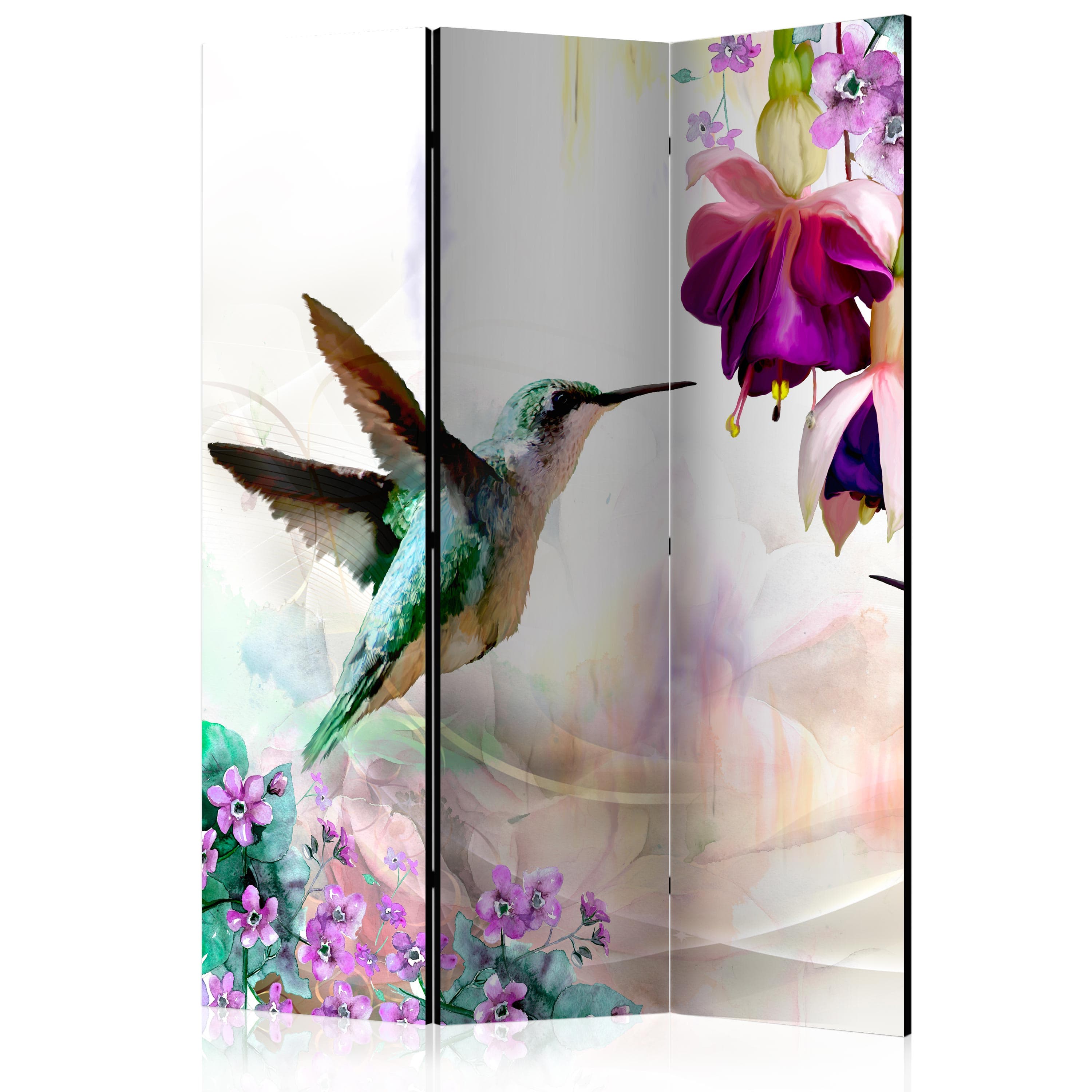 Aizslietnis 3-daļīgs - Kolibri un ziedi (135x172cm) 135x172 cm Home Trends