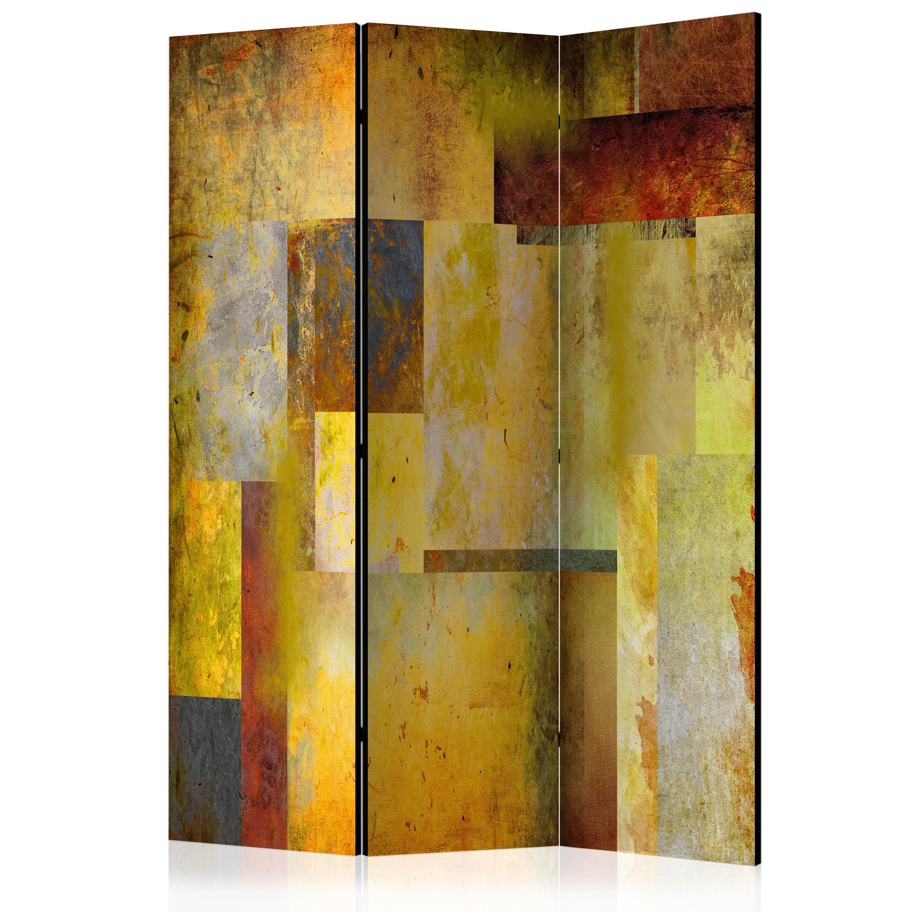 Aizslietnis 3-daļīgs - Mākslas ekspresijas oranžā toņos (135x172cm) 135x172 cm Home Trends
