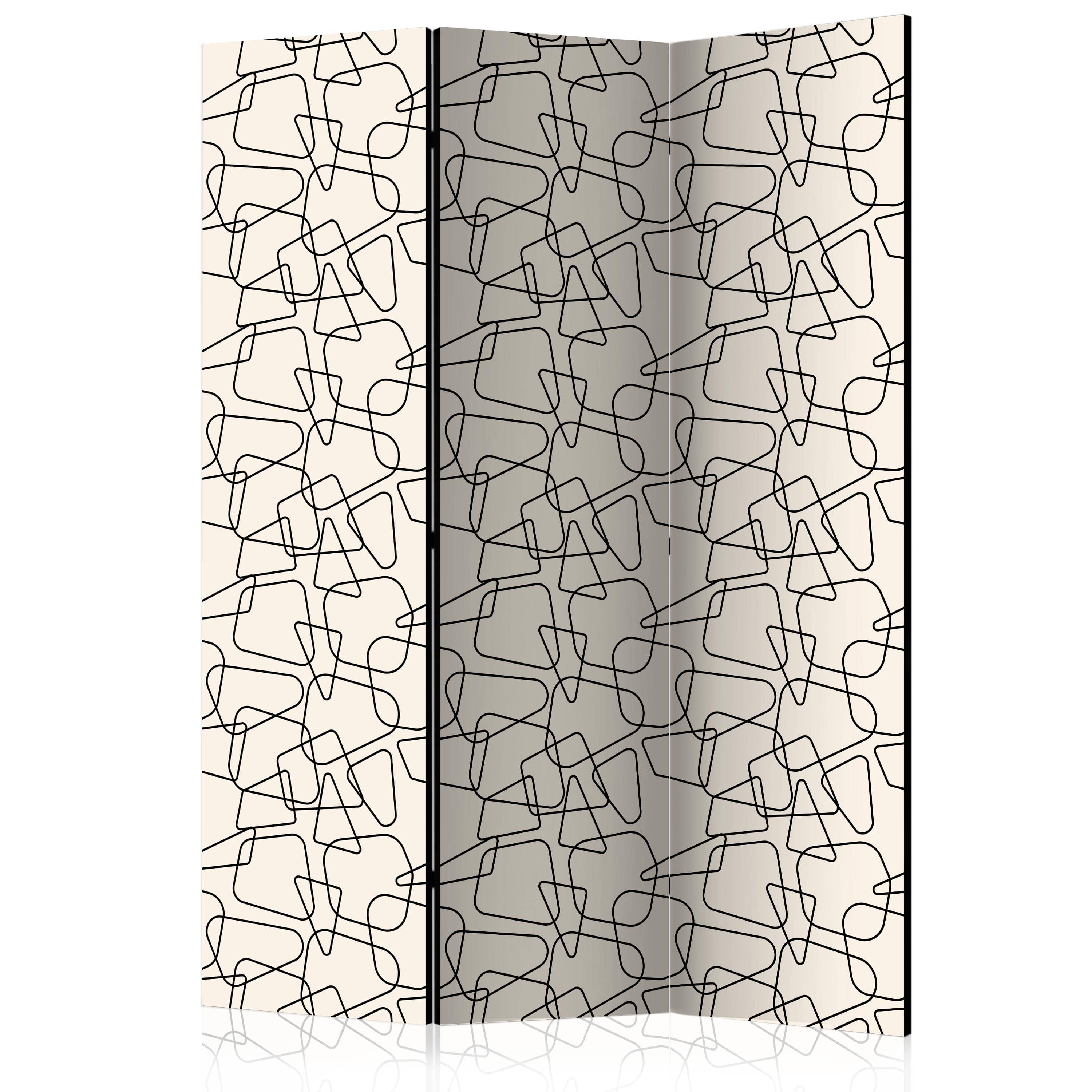 Aizslietnis 3-daļīgs - Noapaļota ģeometrija (135x172cm) 135x172 cm Home Trends