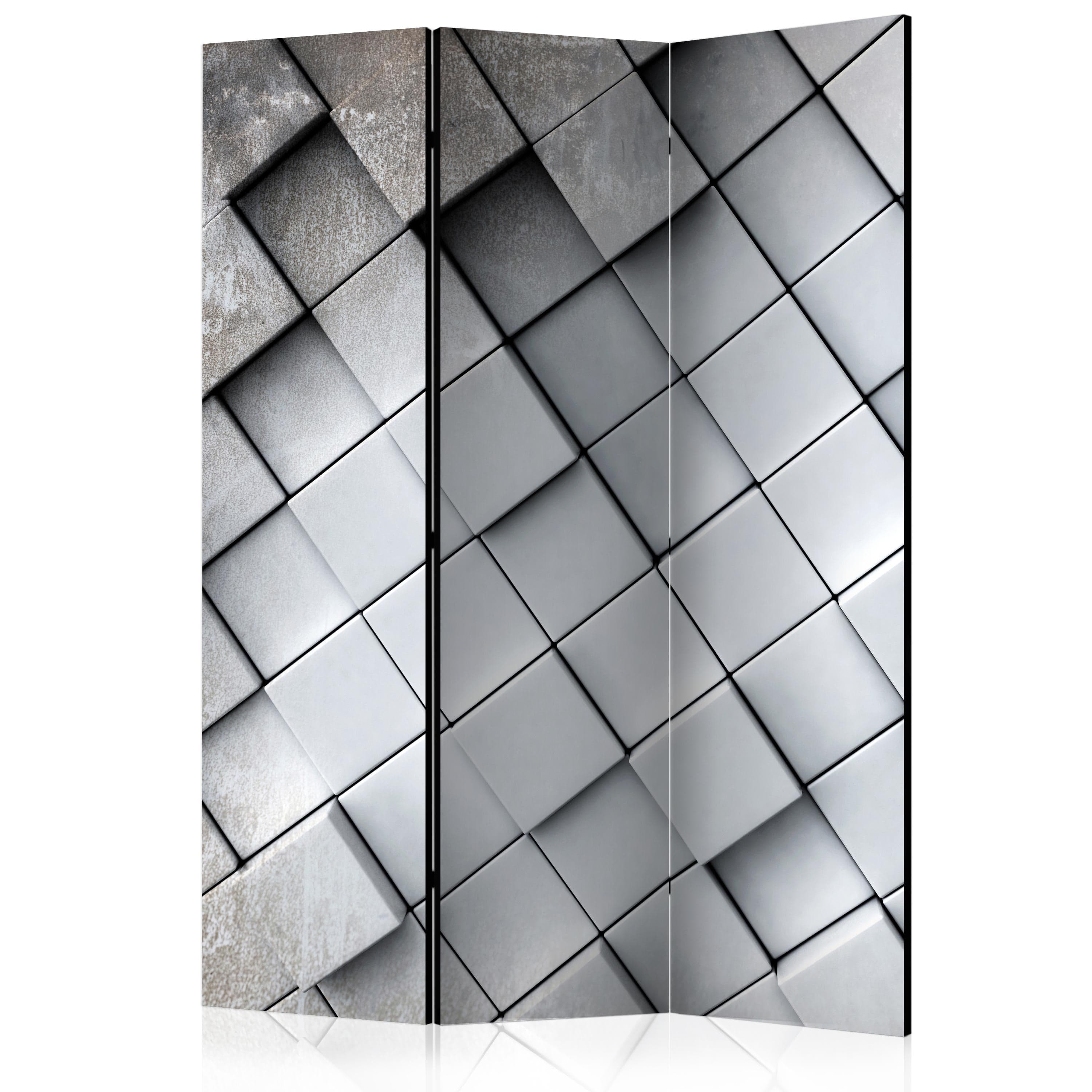 Aizslietnis 3-daļīgs - Pelēks fons 3D (135x172cm) 135x172 cm Home Trends