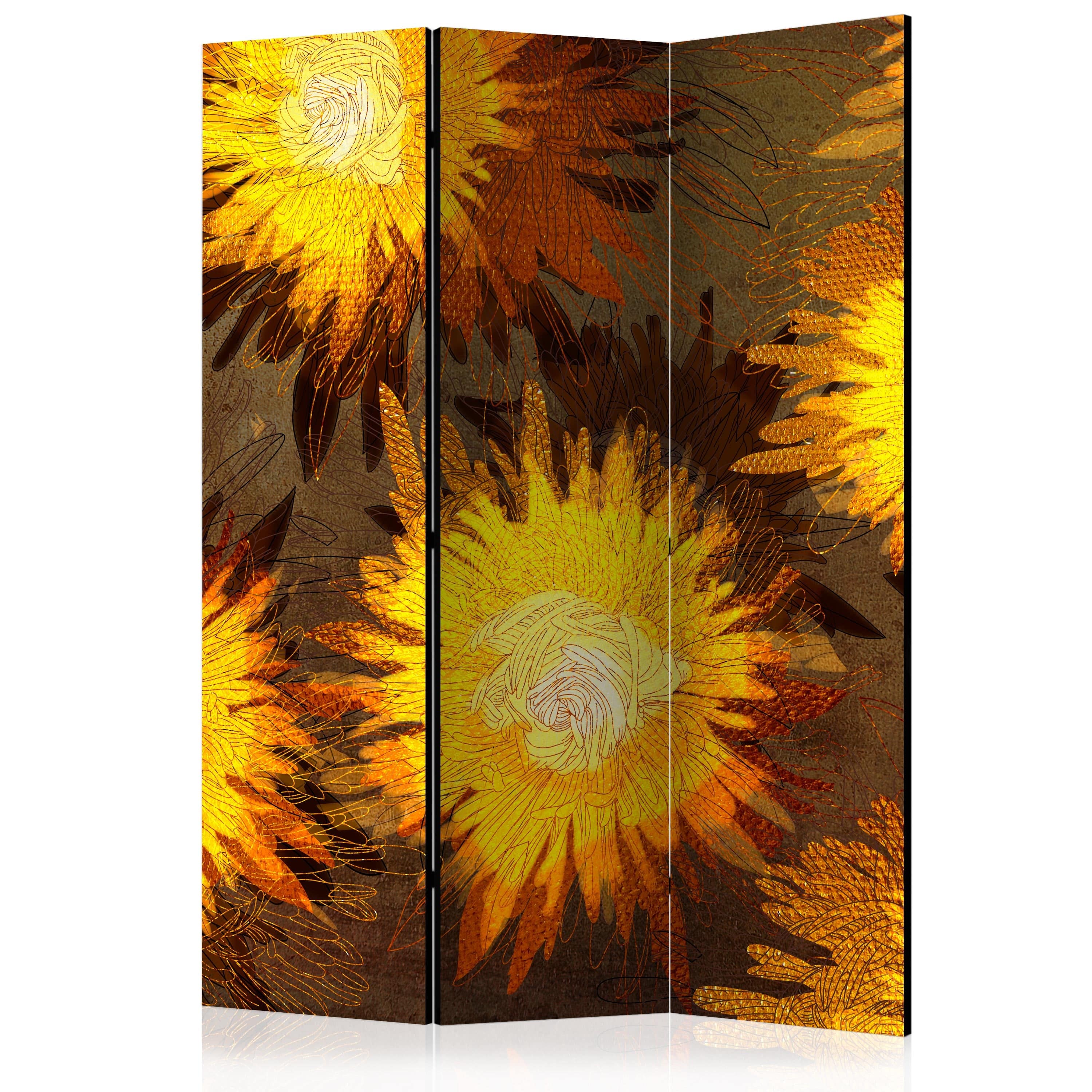 Aizslietnis 3-daļīgs - Saulespuķu deja (135x172cm) 135x172 cm Home Trends