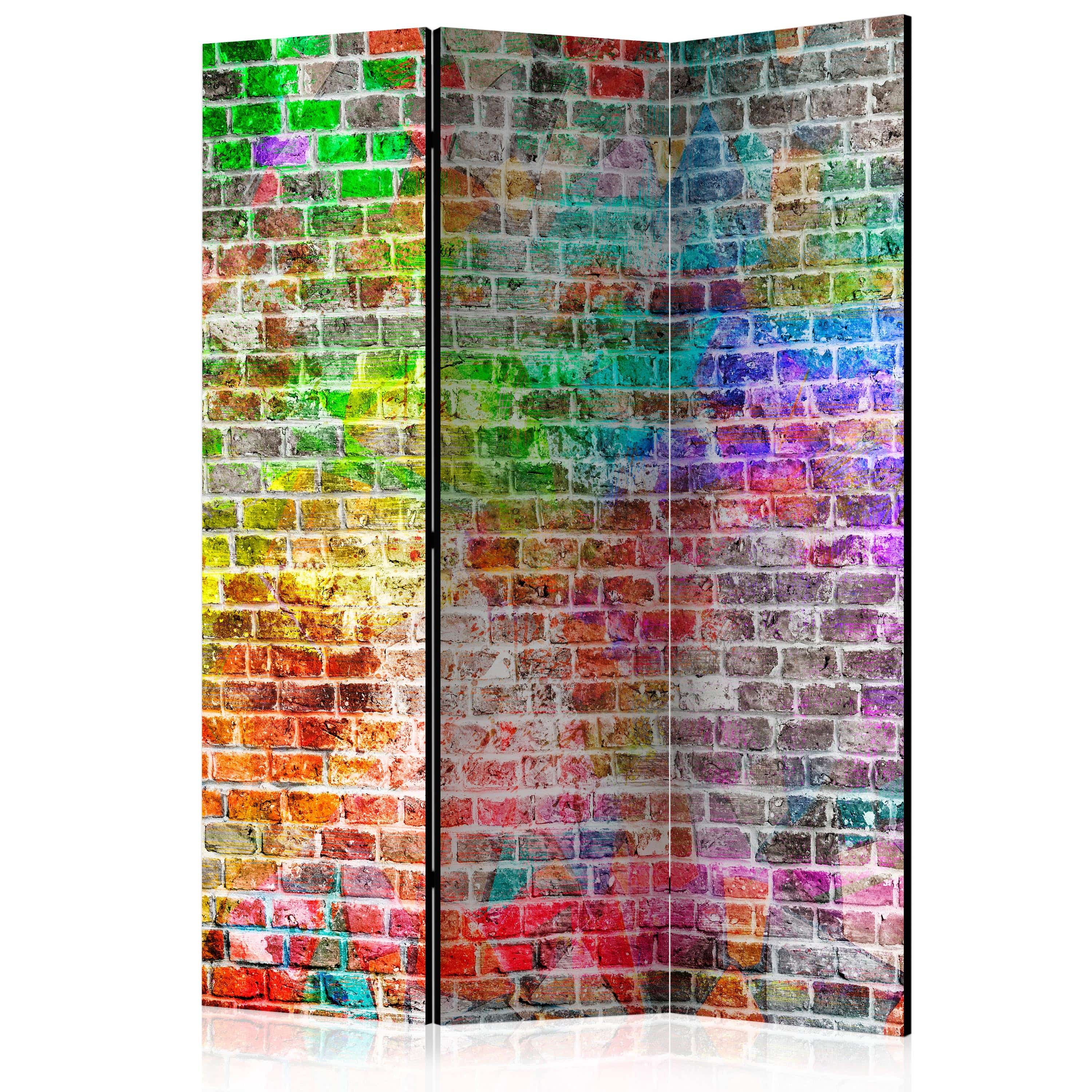 Aizslietnis 3-daļīgs - Varavīksnes siena (135x172cm) 135x172 cm Home Trends