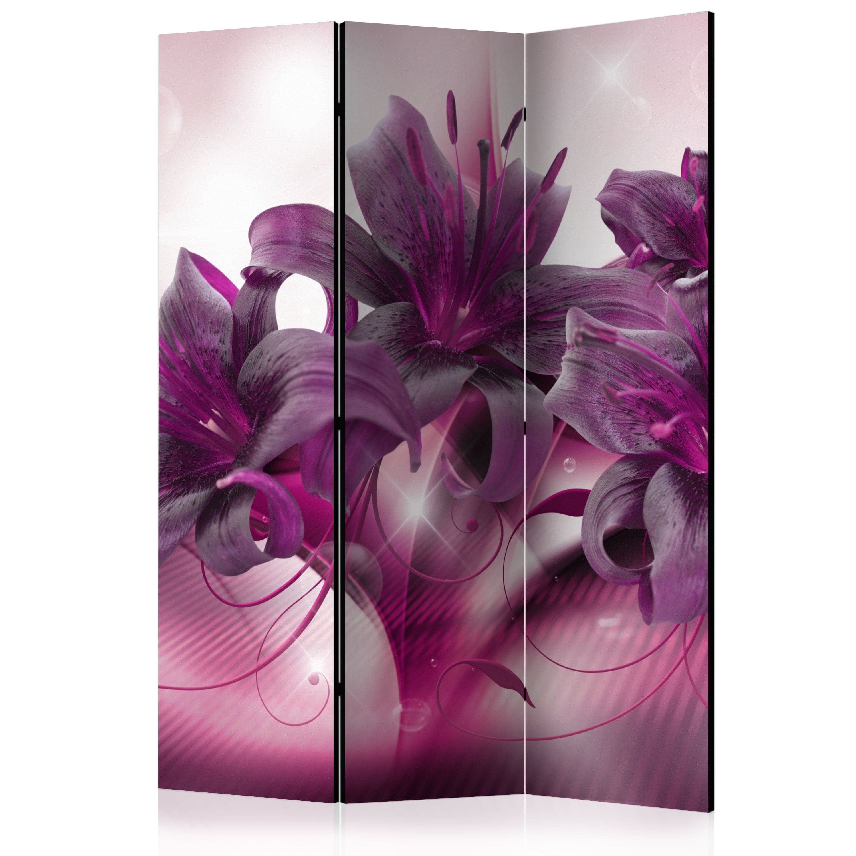 Aizslietnis 3-daļīgs - Violetā liesma (135x172cm) 135x172 cm Home Trends