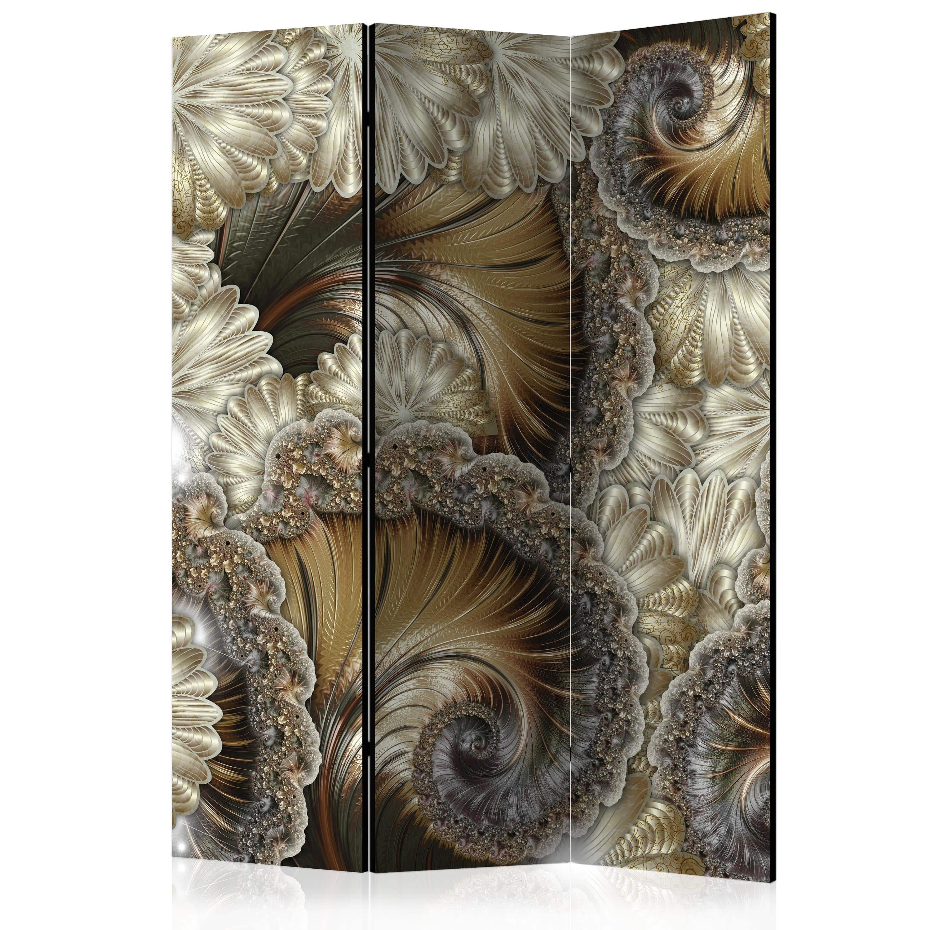Aizslietnis 3-daļīgs - Zelta spirālveida ornaments (135x172cm) 135x172 cm Home Trends