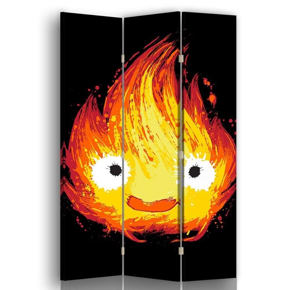 Aizslietnis, 3 paneļi, Vienpusīgs, Kanva, A smiling flame 110x175 Home Trends