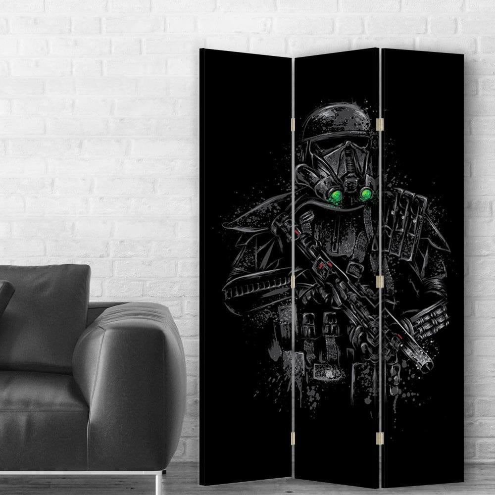 Aizslietnis, 3 paneļi, Vienpusīgs, Kanva, Galactic soldier 110x175 Home Trends