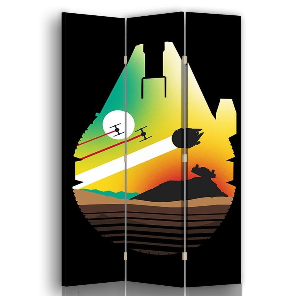 Aizslietnis, 3 paneļi, Vienpusīgs, Kanva, The Battle of the Sunset  110x175 Home Trends