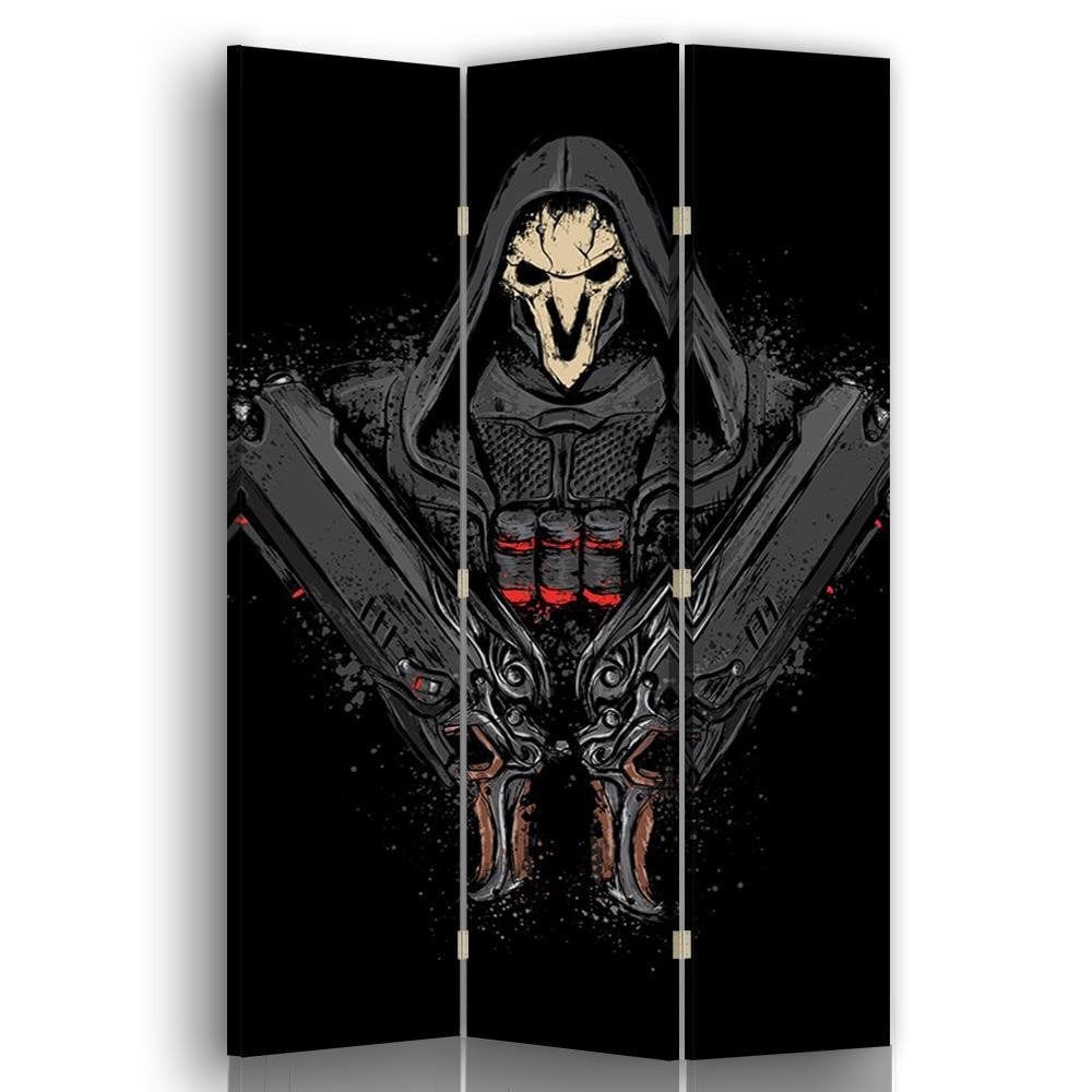 Aizslietnis, 3 paneļi, Vienpusīgs, Kanva, The Dark Warrior 110x175 Home Trends