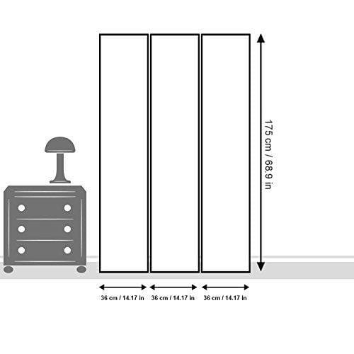 Aizslietnis, 3 paneļi, Vienpusīgs, Kanva, The Dark Warrior 110x175 Home Trends