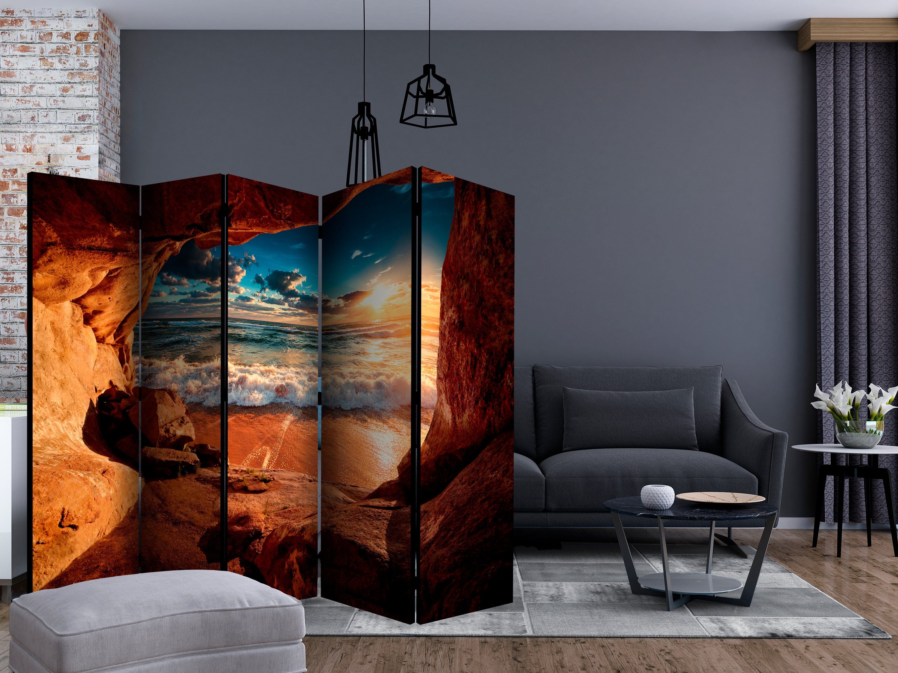 Aizslietnis 5-daļīgs - Ala - pludmale (225x172cm) 225x172 cm Home Trends