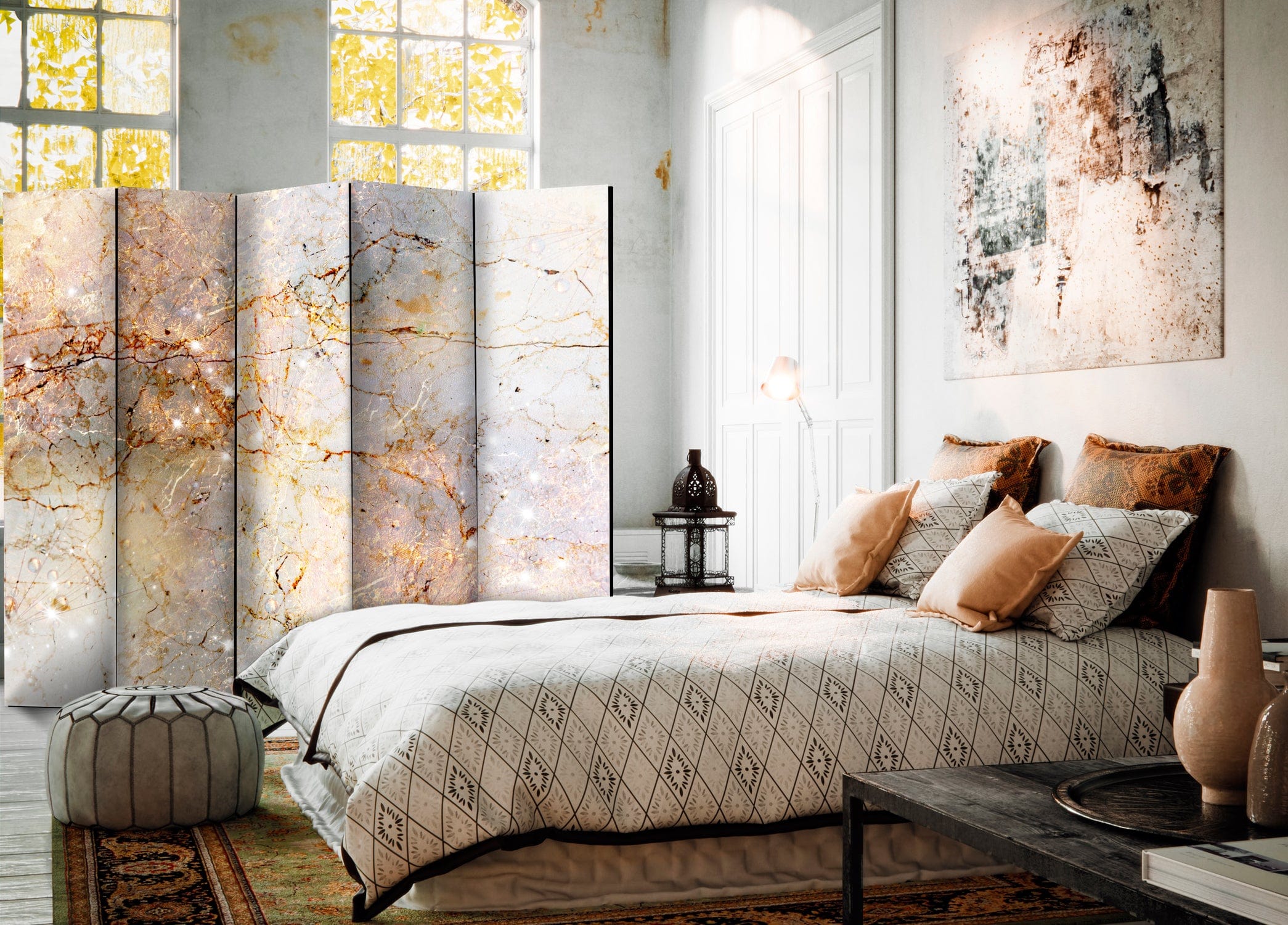 Aizslietnis 5-daļīgs - Apburtais marmors (225x172cm) 225x172 cm Home Trends